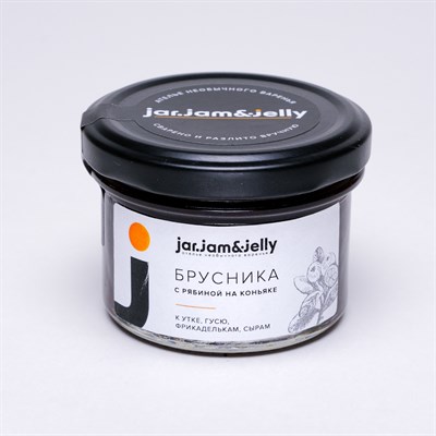 Соус к сыру JamJelly Брусника с рябиной на коньяке, 100 гр 1956 - фото 5056