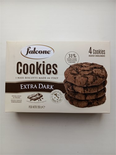 Печенье сахарное Cookies с темным шоколадом , falcone, Италия, 200 гр 2084 - фото 5280