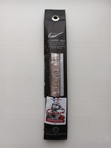 Колбаса сыровяленая из утки с брусникой, CasaMargot, РФ, 120гр 2086 - фото 5282