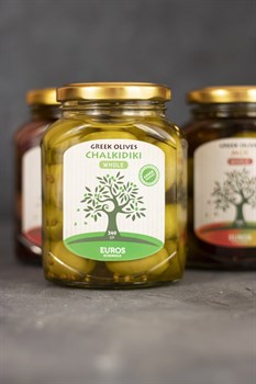 Оливки Халкидики XL в оливковом масле  Extra Virgin