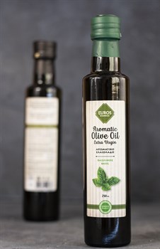 Масло оливковое Базилик  Aromatic extra virgin EVROS