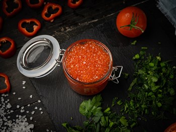 Икра Горбуши Премиум 2025 г охлажденная весовая 1985