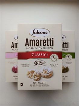 Амаретти мягкие с ароматом цитрусовых, falcone, Италия, 170 гр 2082