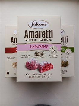 Амаретти мягкие с малиной, falcone, Италия, 170 гр 2083