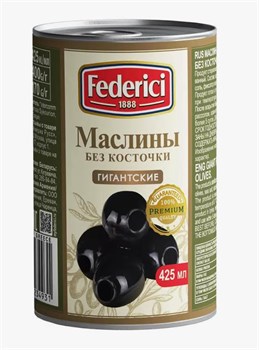 Маслины Гигантские б/к, Federici, Италия, 425 мл 2112